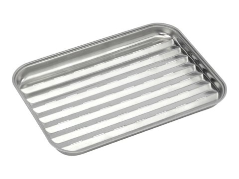 Barbecook Barbecook | Patelnia grillowa ze stali nierdzewnej wielokrotnego użytku, 34,5 x 24 x 3 cm | BC-ACC-7079