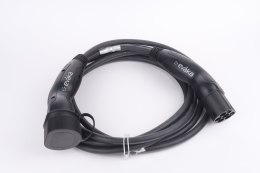Evaka Kabel do ładowania pojazdów elektrycznych Evaka, typ 2-typ 2, 22 kW, 32 A, 5 × 6 mm², 1 × 0,5 mm², 7 m | ITGAM3872 | Czarny