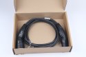 Evaka Kabel do ładowania pojazdów elektrycznych Evaka, typ 2-typ 2, 22 kW, 32 A, 5 × 6 mm², 1 × 0,5 mm², 7 m | ITGAM3872 | Czarny