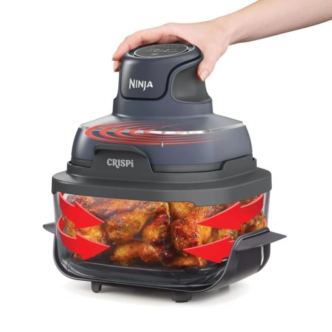 NINJA Ninja Fryer 4w1 Szklana 3,8L FN101EUGY 1700W Crispi Niebiesko-Czarny