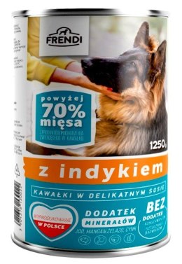Frendi Frendi puszka dla psa z indykiem w sosie 1250 g