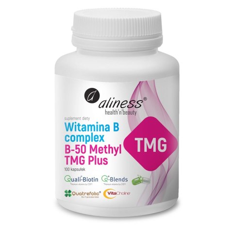 Aliness Witamina B50 Methyl TMG Plus x 100 Vege kaps.