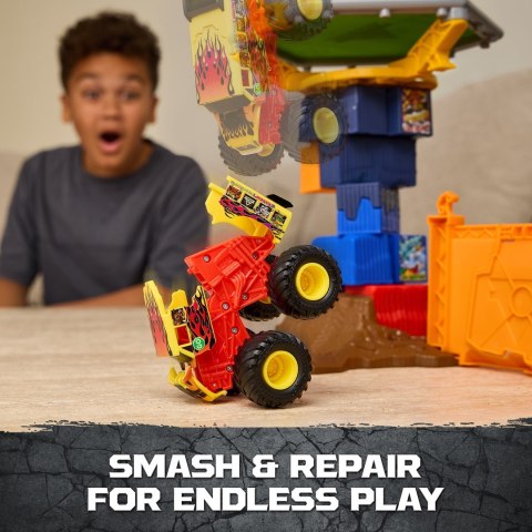 Monster Jam MNJ VHP 1to64 SmshNBash FetrePlayset GML
