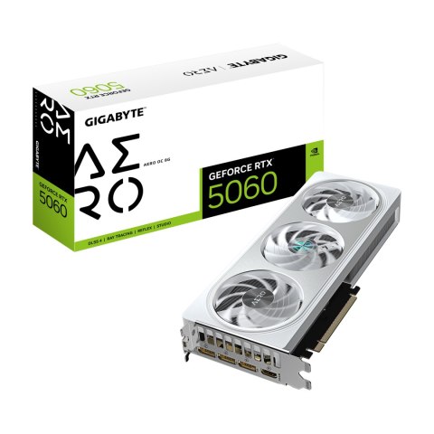 Gigabyte Karta graficzna Gigabyte GeForce RTX 5060 AERO OC 8GB