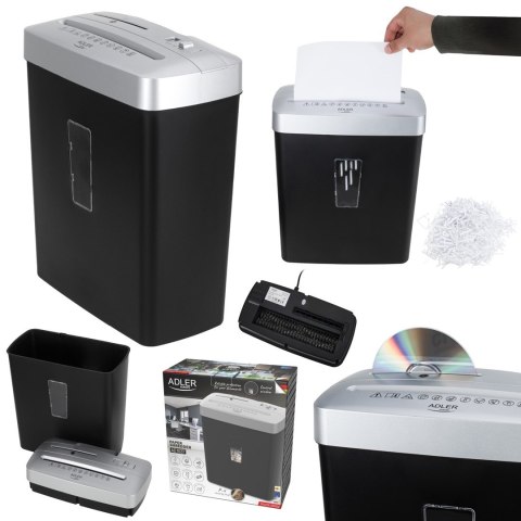 Niszczarka do dokumentów ADLER AD 1037 Silver