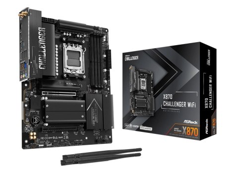Asrock X870 Challenger WiFi AMD X870 Gniazdo AM5 ATX