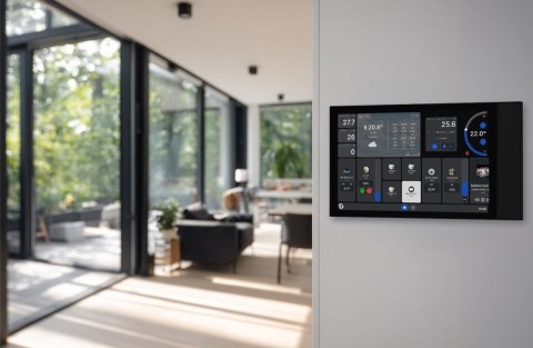 Panel sterowania Shelly Wall Display XL, czarny