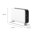 Mill Mill | Grzejnik przenośny | CO1500MAXWIFI3 | Grzejnik konwekcyjny | 1500 W | Przeznaczony do pomieszczeń o powierzchni do 14-18 