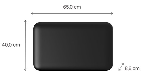 Mill Mill Invisible Smart - panel grzewczy z obsługą Wi-Fi | PA700WIFI4B | Panel grzewczy | 700 W | Przeznaczony do pomieszczeń o pow