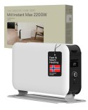 Mill Młyn | Grzejnik | CO2200LEDMAX | Grzejnik konwekcyjny | 2200 W | Liczba stopni mocy: 3 | Przeznaczony do pomieszczeń o powierzch