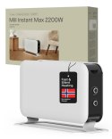 Mill Młyn | Grzejnik | CO2200MECMAX | Grzejnik konwekcyjny | 2200 W | Liczba stopni mocy: 3 | Przeznaczony do pomieszczeń o powierzch