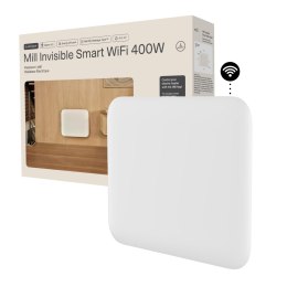 Mill Niewidoczny, inteligentny grzejnik WiFi marki Mill | PA400WIFI4 | Grzejnik panelowy | 400 W | Przeznaczony do pomieszczeń o powi