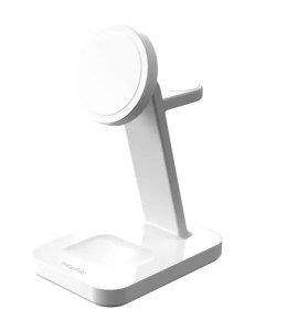 Mophie Snap+ 3-in-1 Qi2 wireless charge stand - stojąca ładowarka bezprzewodowa do trzech urządzeń kompatybilna z MagSafe i Qi2 