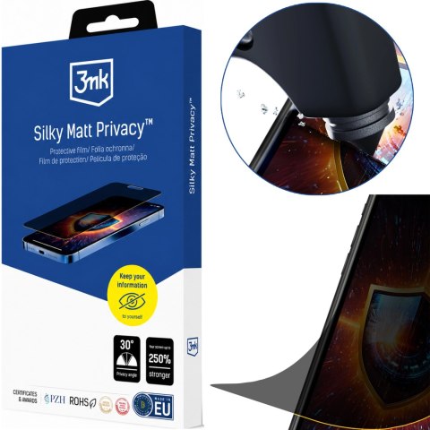 Folia Matowa Prywatyzująca Sony Xperia 1 V - 3mk Silky Matt Privacy