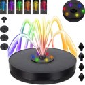 Fontanna Solarna Ogrodowa LED RGB Pływająca Moc 3 W 180 L/H 23227