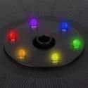 Fontanna Solarna Ogrodowa LED RGB Pływająca Moc 3 W 180 L/H 23227