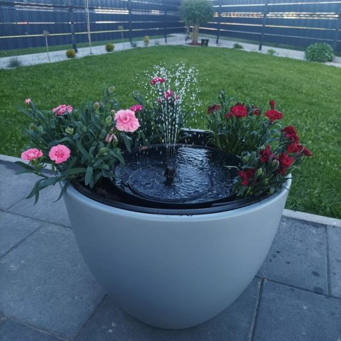 Fontanna Solarna Ogrodowa LED RGB Pływająca Moc 3 W 180 L/H 23227