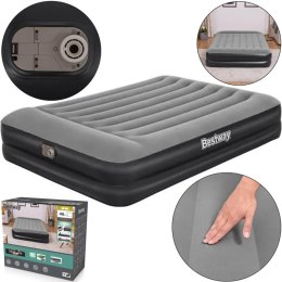 Materac Dmuchany Z Wbudowaną Pompką 203x152x46cm BESTWAY 67403