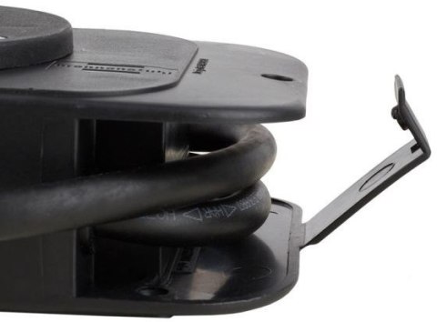 Brennenstuhl 1151600010 rozdzielacz zasilania PDU 4 x gniazdo sieciowe Czarny, Niebieski, Czerwony