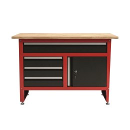 AWTOOLS STÓŁ WARSZTATOWY 4 SZUFLADY 120x60x85cm