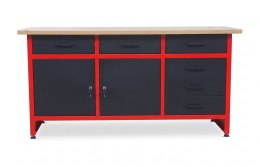 AWTOOLS STÓŁ WARSZTATOWY 6 SZUFLAD 160x60x85cm