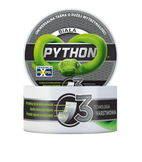 POXIPOL TAŚMA DUCT TAPE PYTHON BIAŁA 48MM*9M
