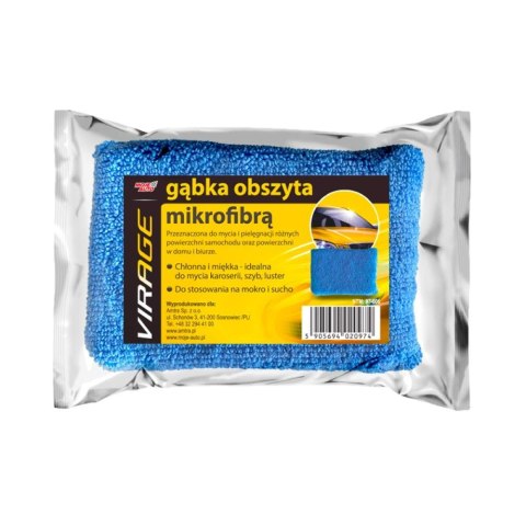 MOJE AUTO VIRAGE GĄBKA OBSZYTA MIKROFIBRĄ