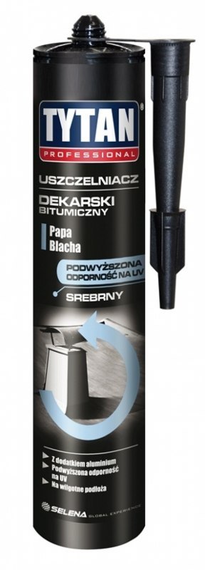 TYTAN USZCZELNIACZ DEKARSKI KAUCZUKOWY TYTAN 280ML CZERWONY