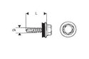 ESSVE WKRĘT SAMOWIERTNY 4.8*20MM RAL 9002