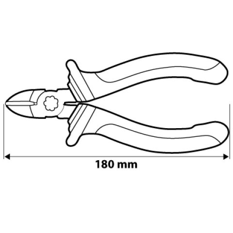 NEO SZCZYPCE TNĄCE BOCZNE 180MM