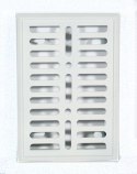 UN KRATKA METALOWA MALOWANA 14*21CM BIAŁA