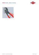 KNIPEX SZCZYPCE DO RUR SMARTGRIP 250MM