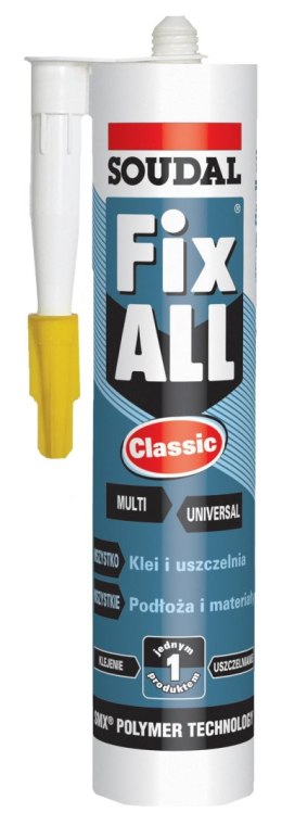 SOUDAL USZCZELNIACZ HYBRYDOWY FIX ALL FLEXI BIAŁY 290ML