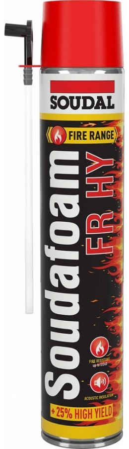SOUDAL PIANKA OGNIOODPORNA WĘŻYKOWA SOUDAFOAM 750ML