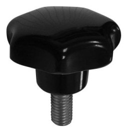 UN UCHWYT BAKELITOWY Z TRZPIENIEM CZARNY M10*30MM DIN6336L