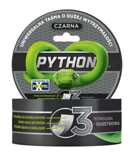 POXIPOL TAŚMA DUCT TAPE PYTHON CZARNA 48MM*25M