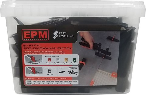 EPM KLINY SYSTEM UKŁADANIA PŁYTEK EASY LEVELING 100SZT.