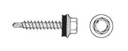 ETANCO WKRĘT SAMOWIERTNY 4.8*80MM RAL 8017
