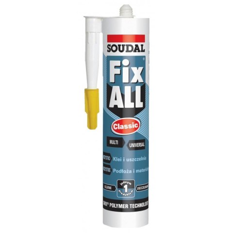 SOUDAL USZCZELNIACZ HYBRYDOWY FIX ALL FLEXI SZARY 290ML