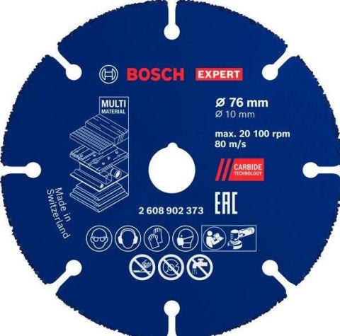 BOSCH TARCZA TNĄCA WĘGLIKOWA EXPERT MULTI MATERIAL 76*10MM