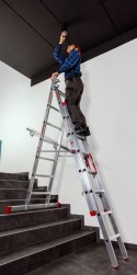 FARAONE DRABINA TRZYELEMENTOWA 3X10 SZCZEBLI AK300.3SC - F. SCHODOWA