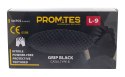 PROMATES RĘKAWICE NITRYLOWE WZMAC. PROMATES GRIP BLACK XXL OP. 50SZT