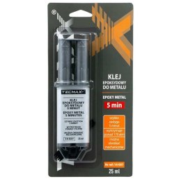 TECMAXX KLEJ EPOKSYDOWY DO METALU 5 MINUT - STRZYKAWKA 25ML