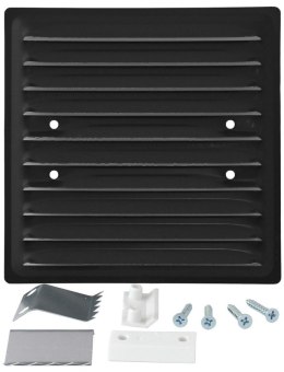 UN KRATKA METALOWA 150*150MM UCHWYT ROZPRĘŻNY CZARNA