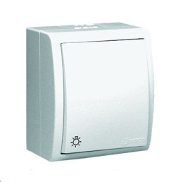 SIMON AQUARIUS PRZYCISK ŚWIATŁO IP54 BIAŁY AQS1/11