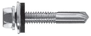 UN WKRĘT SAMOWIERTNY Z ŁBEM 6-KĄTNYM HWH 5.5*38MM Z EPDM 16MM