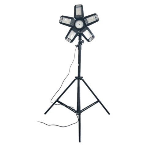 VIRONE LAMPA WARSZTATOWA SKŁADANA RIGEL LED 5-SKRZDŁOWA 55W +STATYW