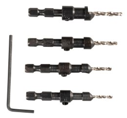 MAKITA ZESTAW POGŁĘBIACZ STOŻKOWY I WIERTŁA 2.4-3.6MM 4 SZT.