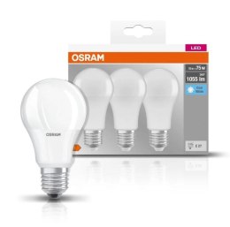 OSRAM ŻARÓWKA LED A60 BASE 10W E27 4000K 1055LM 3-PAK