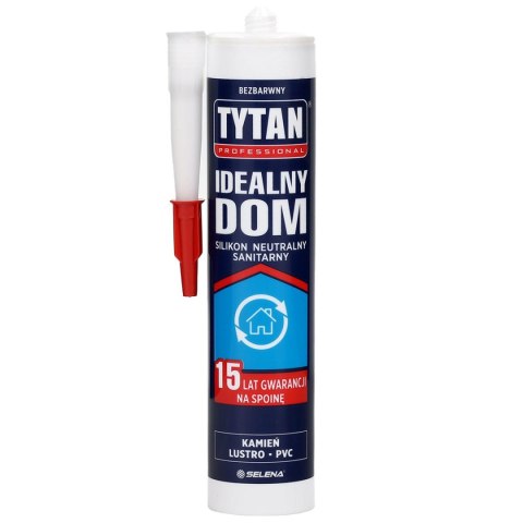 TYTAN SILIKON TYTAN SANITARNY IDEALNY DOM 280ML BEZBARWNY